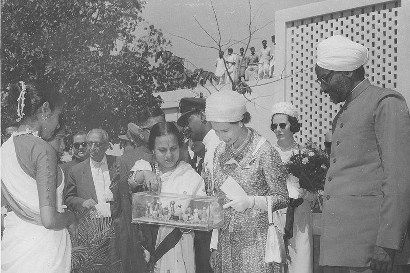 Queen Elizabeth at Durgapur