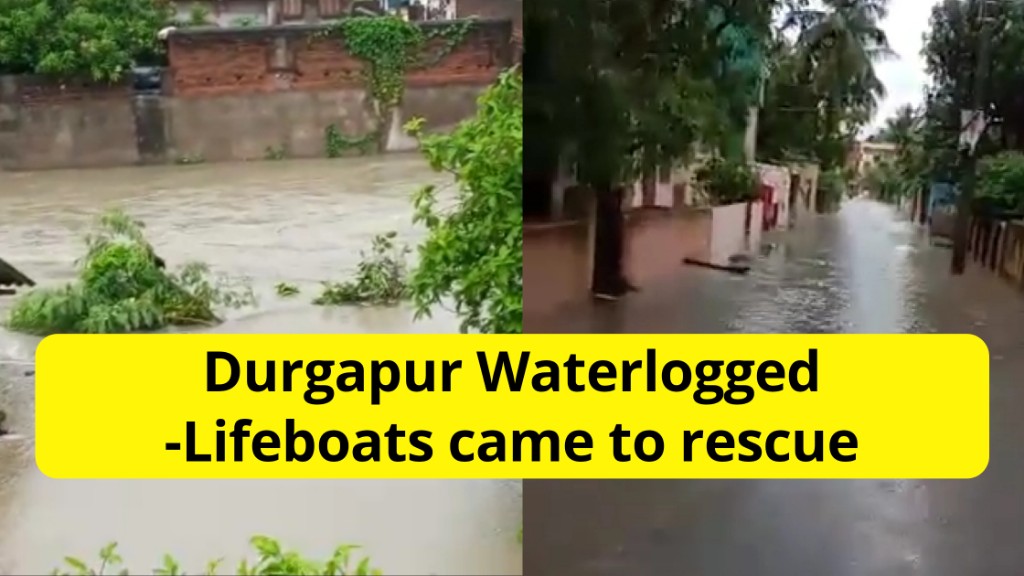 Durgapur waterlogged