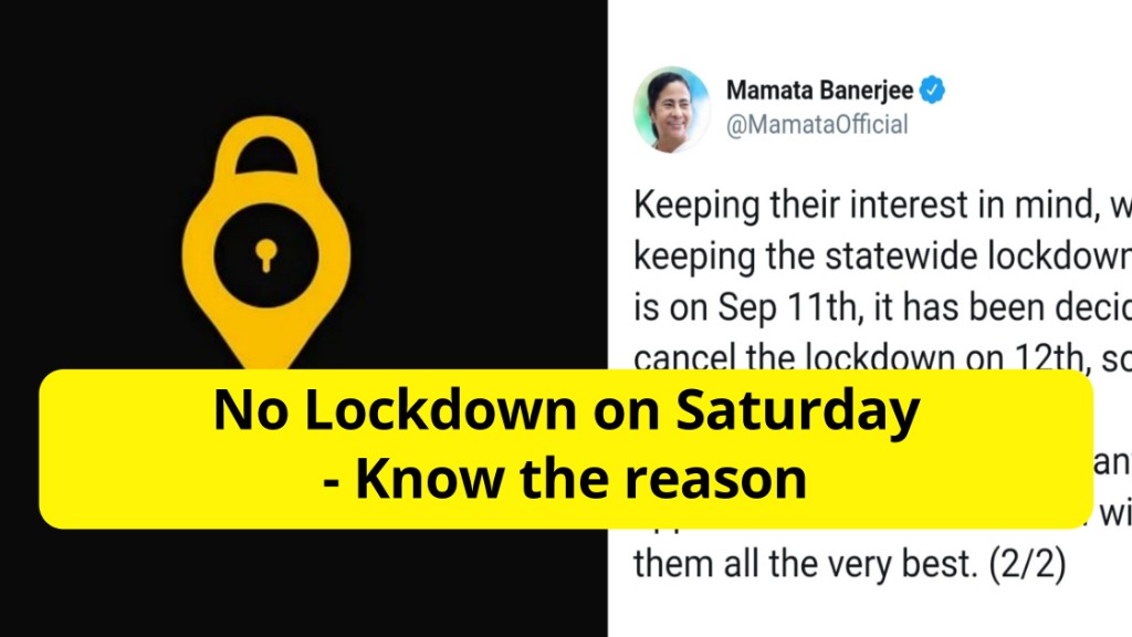 No lockdown sept 12