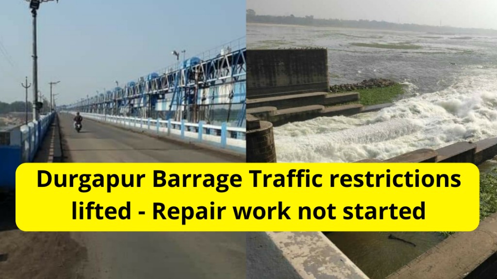 Durgapur Barrage repair
