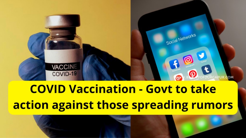 Vaccination rumor govt action