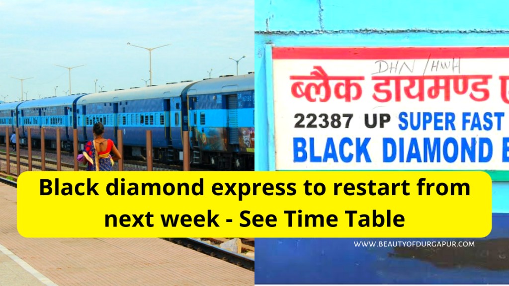 Black diamond express restart time table