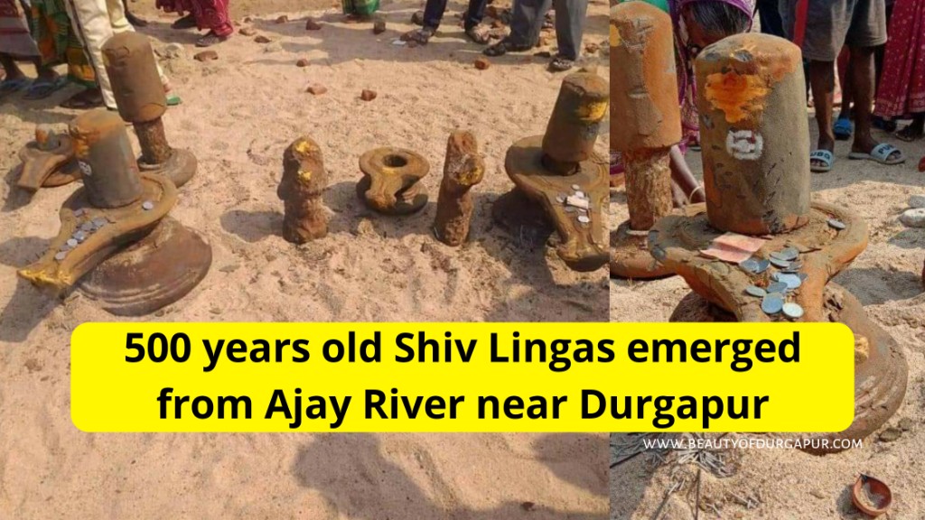 Shiv lingas ajay river