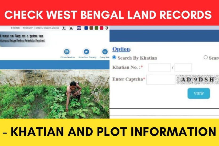 Check Khatian and Plot Information West Bengal