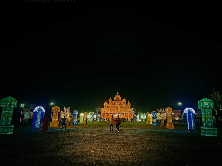 chaturanga puja pandal