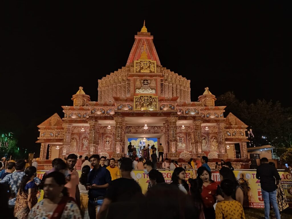 sector 2c durga puja