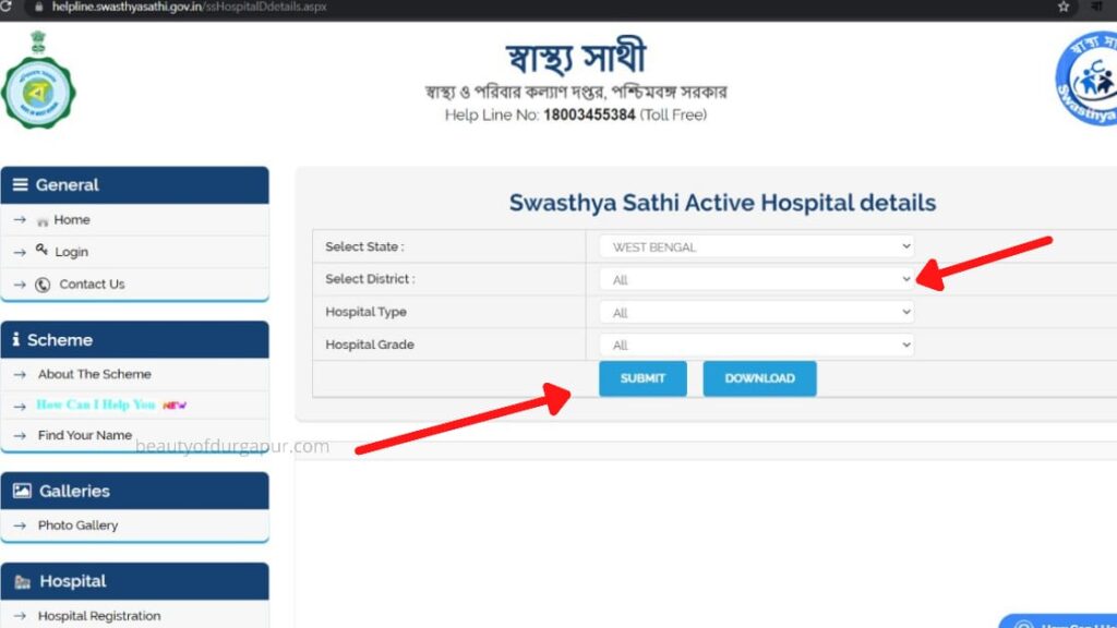 swasthya sathi select hospital