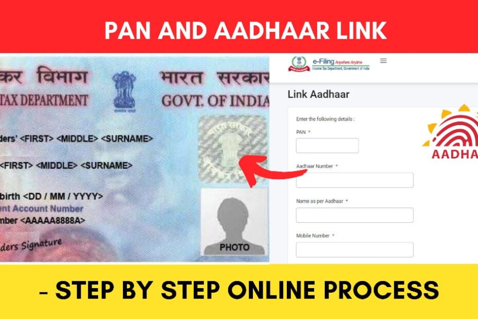 pan and aadhar link online process