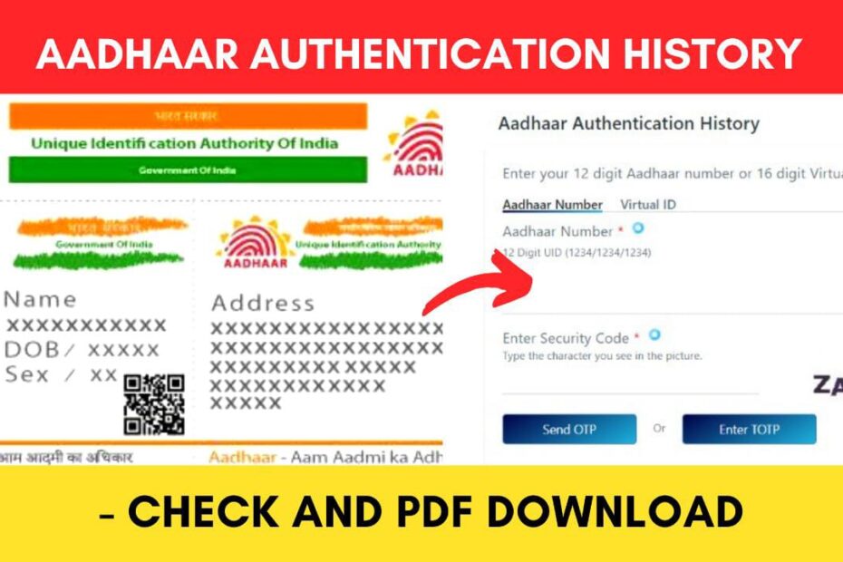 aadhar authentication history check