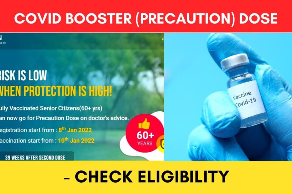 booster precaution dose eligibility check