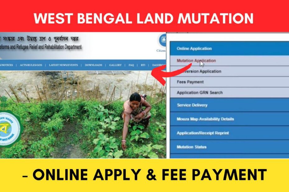 land mutation apply and fee payment