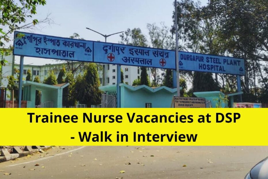 trainee nurse vacancies dsp