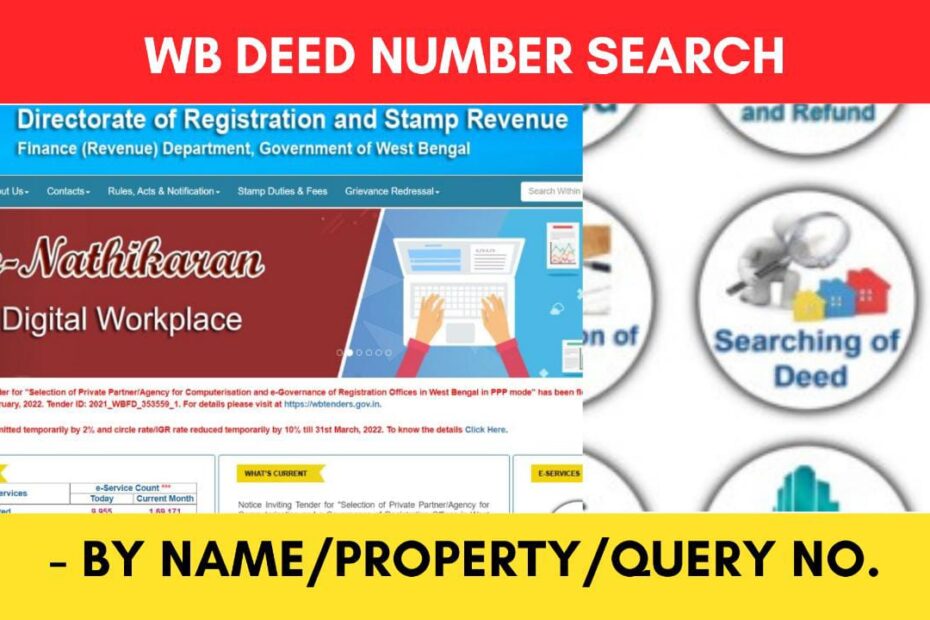 Deed number search West Bengal