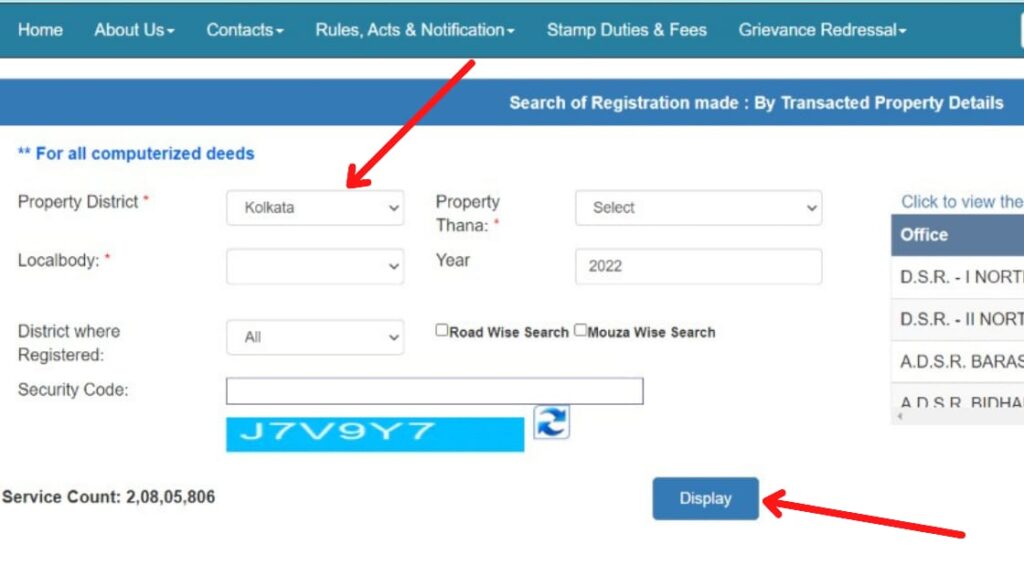 Deed number search by name