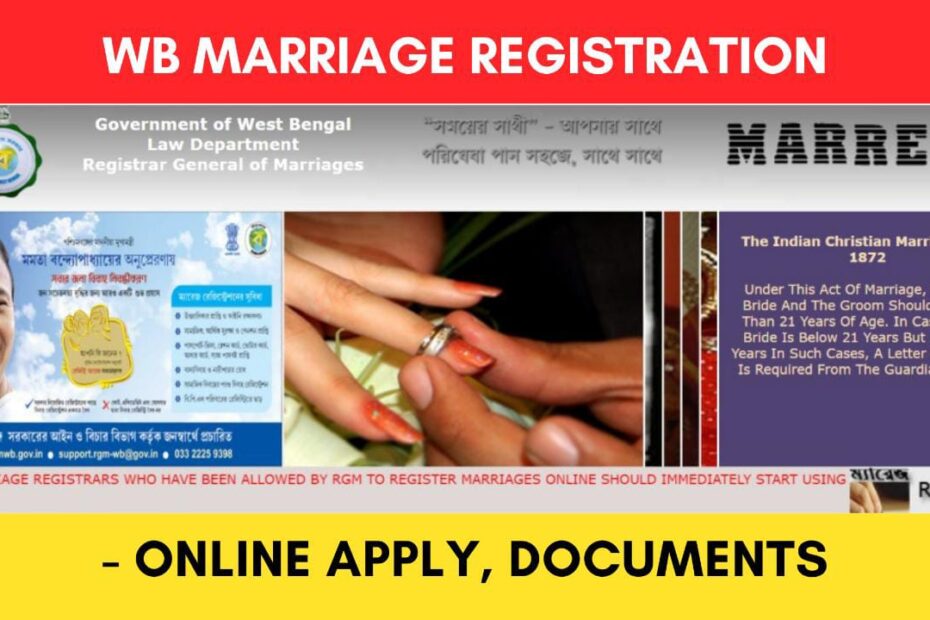 Wb Marriage certificate registration