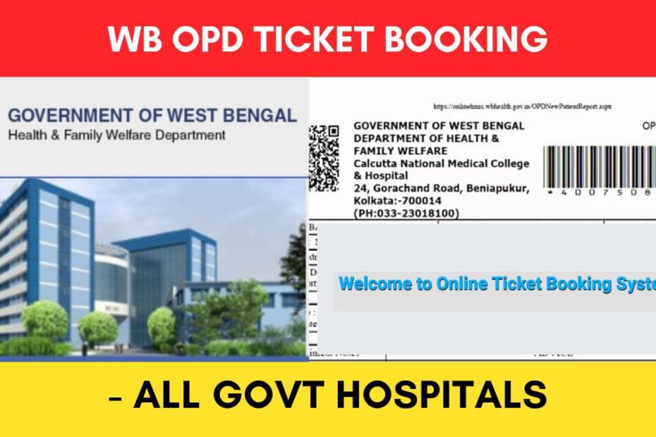 West Bengal online OPD Ticket booking