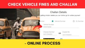 Check traffic fines and challan on vehicle