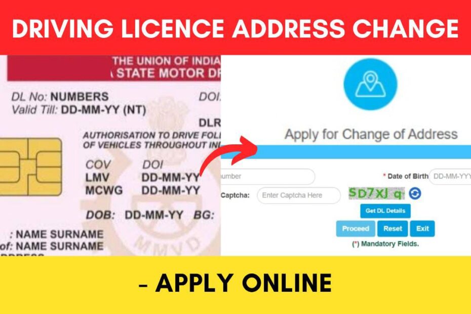 Driving Licence address change process