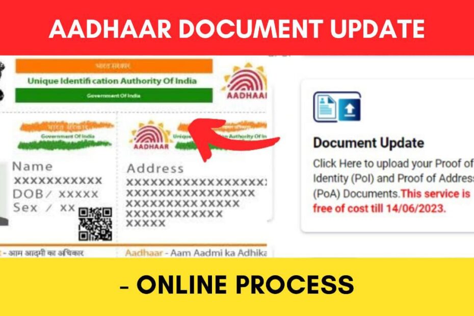 Aadhaar Document Update online process