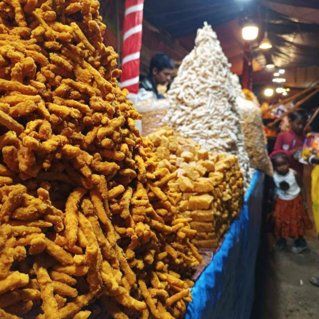 Food stall in Rath Yatra Mela