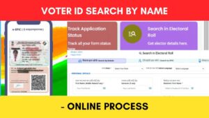 Voter ID search by name online process