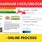 Aadhaar lock unlock online process