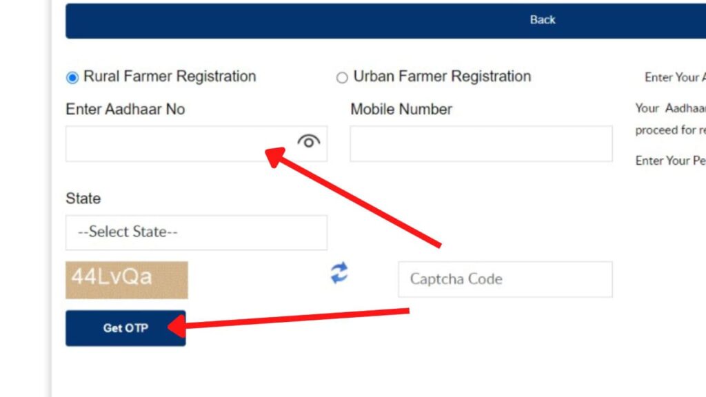 New farmer registration form PM Kisan