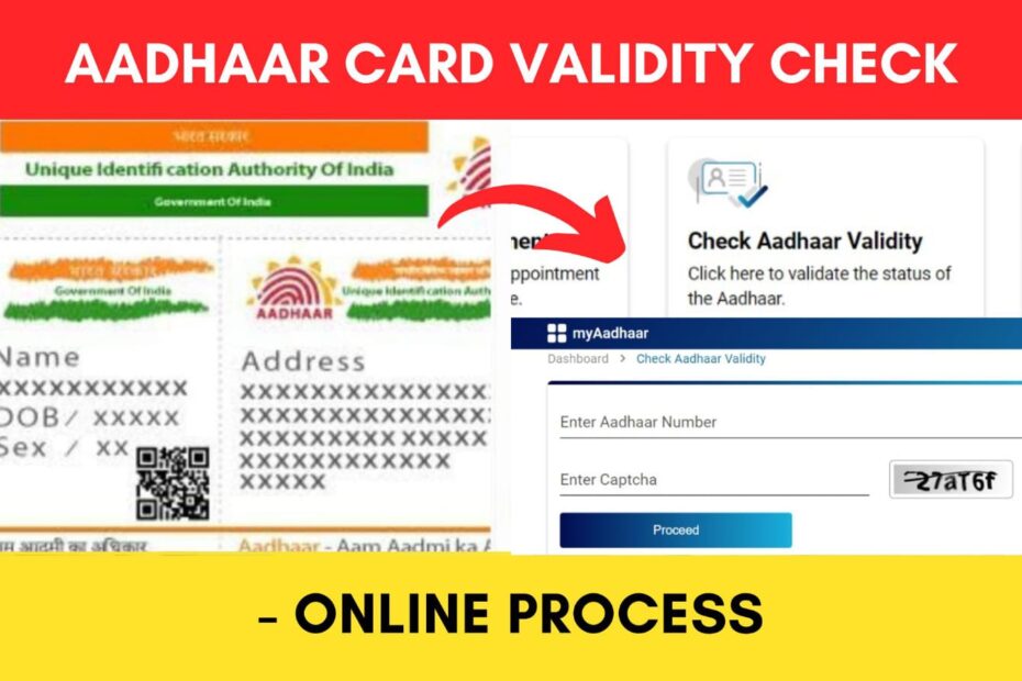 Aadhaar validity check online process