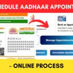 Reschedule Aadhaar appointment online process